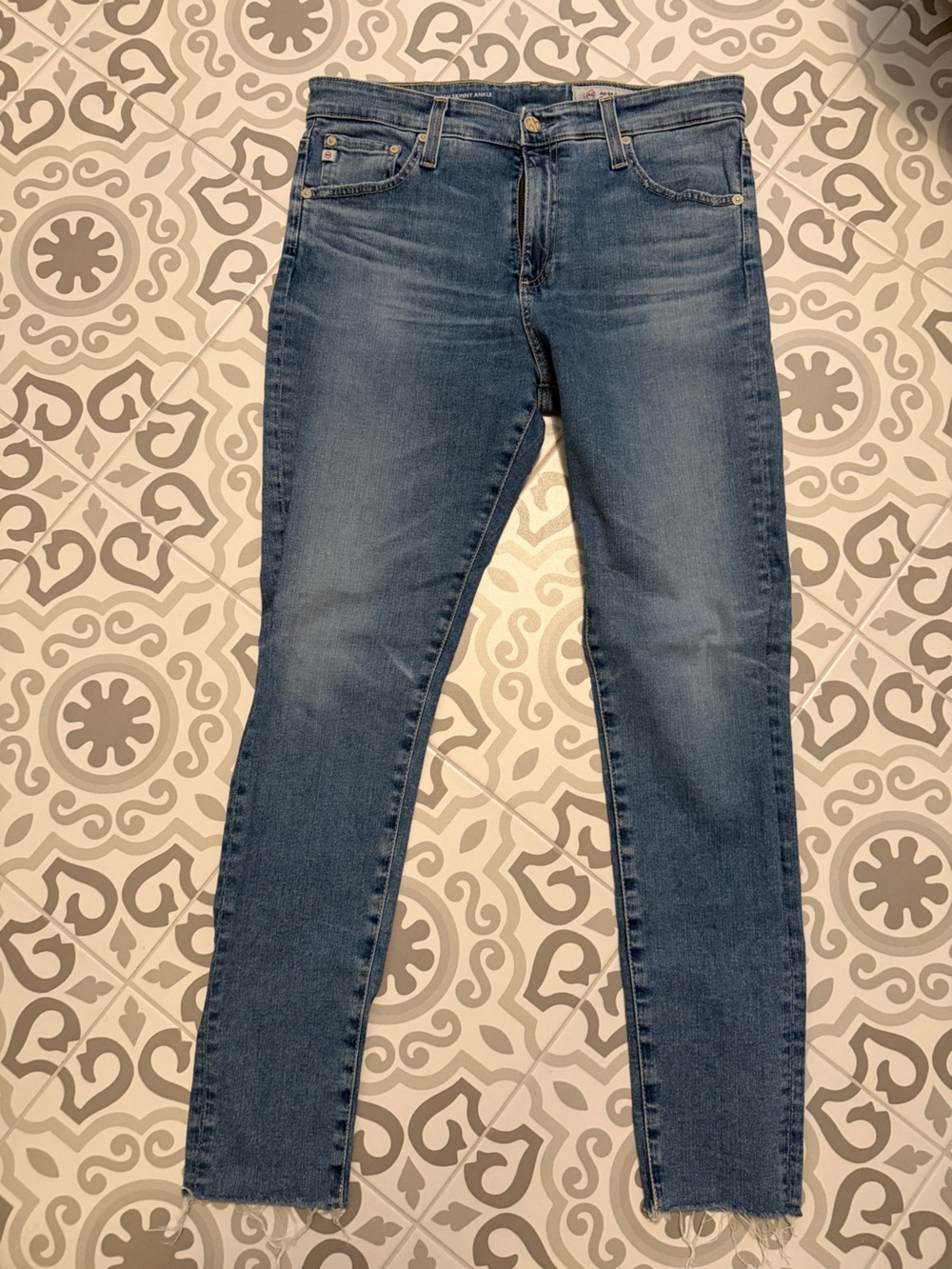 Ag Adriano Goldschmied Women's Skinny Jeans in Blue